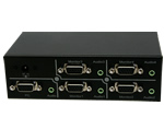 Video Splitter 4 Port VGA and Audio
