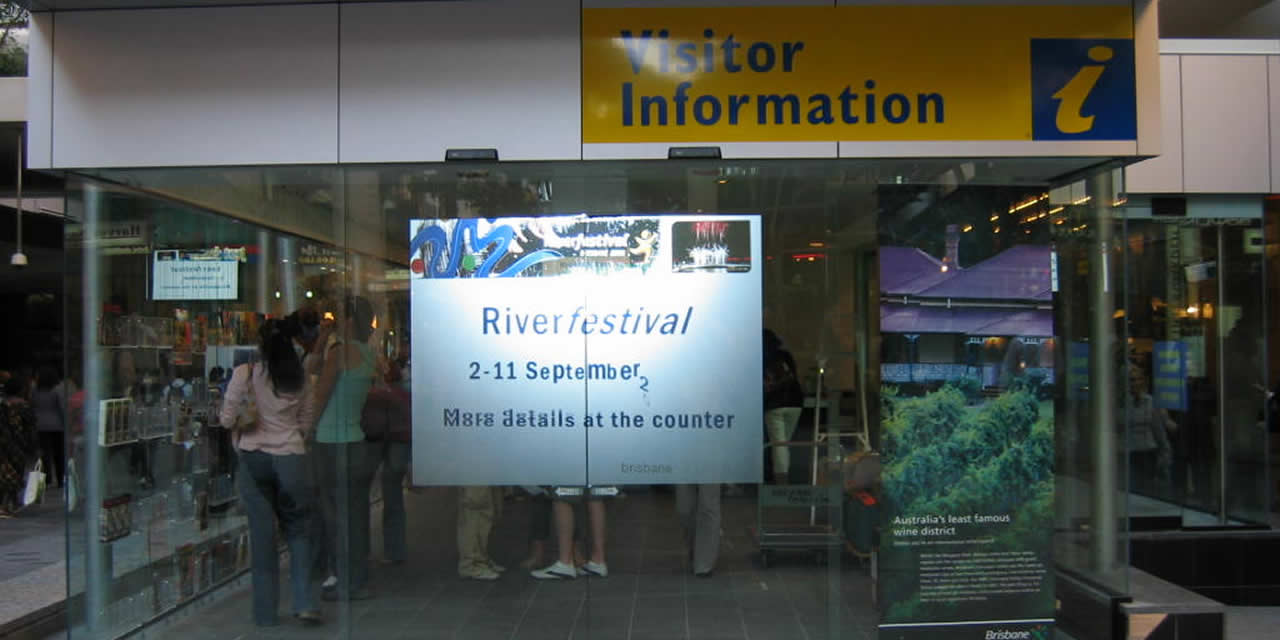 Projection Film - TransVu - Brisbane Visitor Information Centre